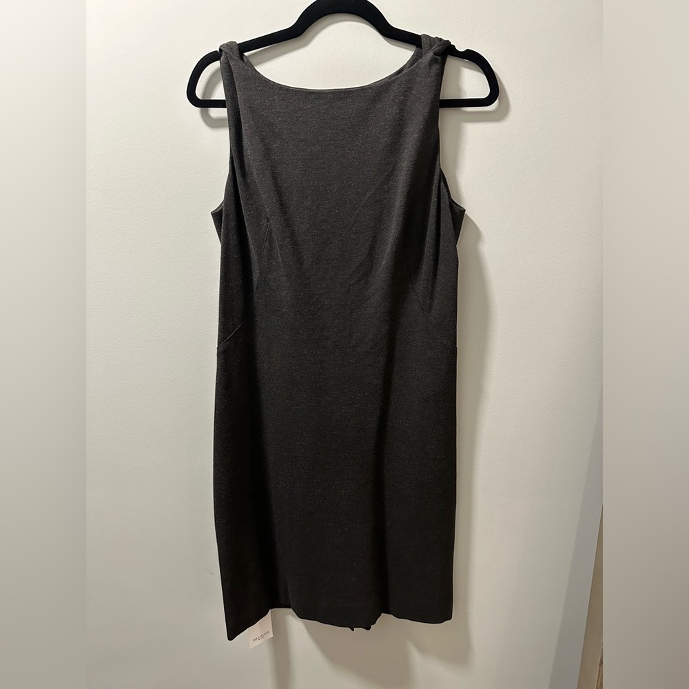 NWT M.M.Lafleur Grey Ponte dress, Sz 12
